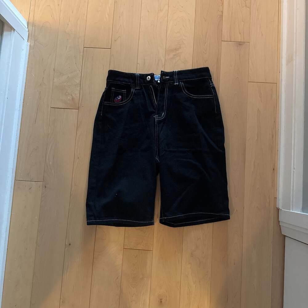 Vintage JNCO Crown Tribal Y2K Baggy Denim Jorts